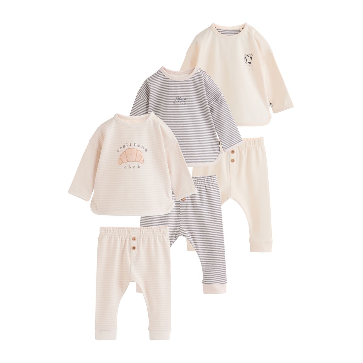 Ensemble legging et haut bébé, 6 pièces, NEXT