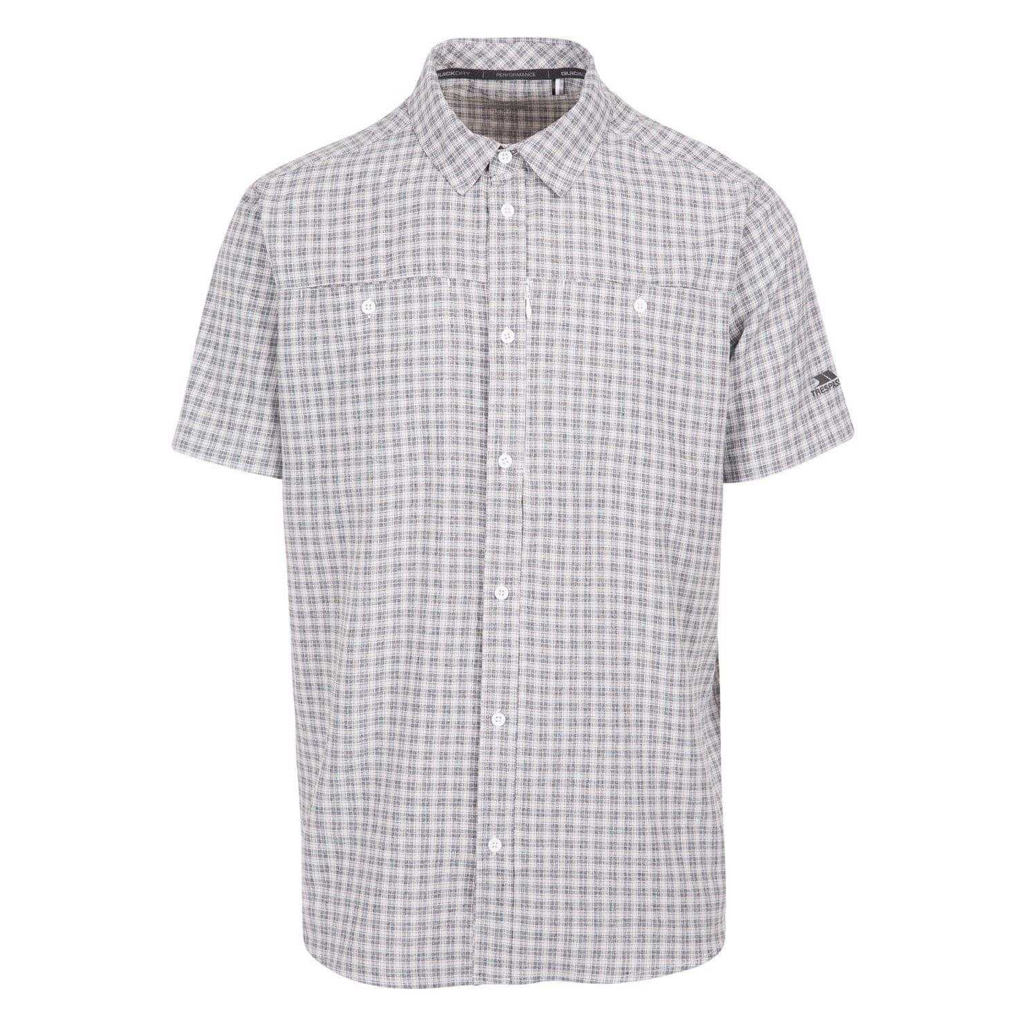 Chemise manches courtes motif/style à carreaux GILCRUX, TRESPASS
