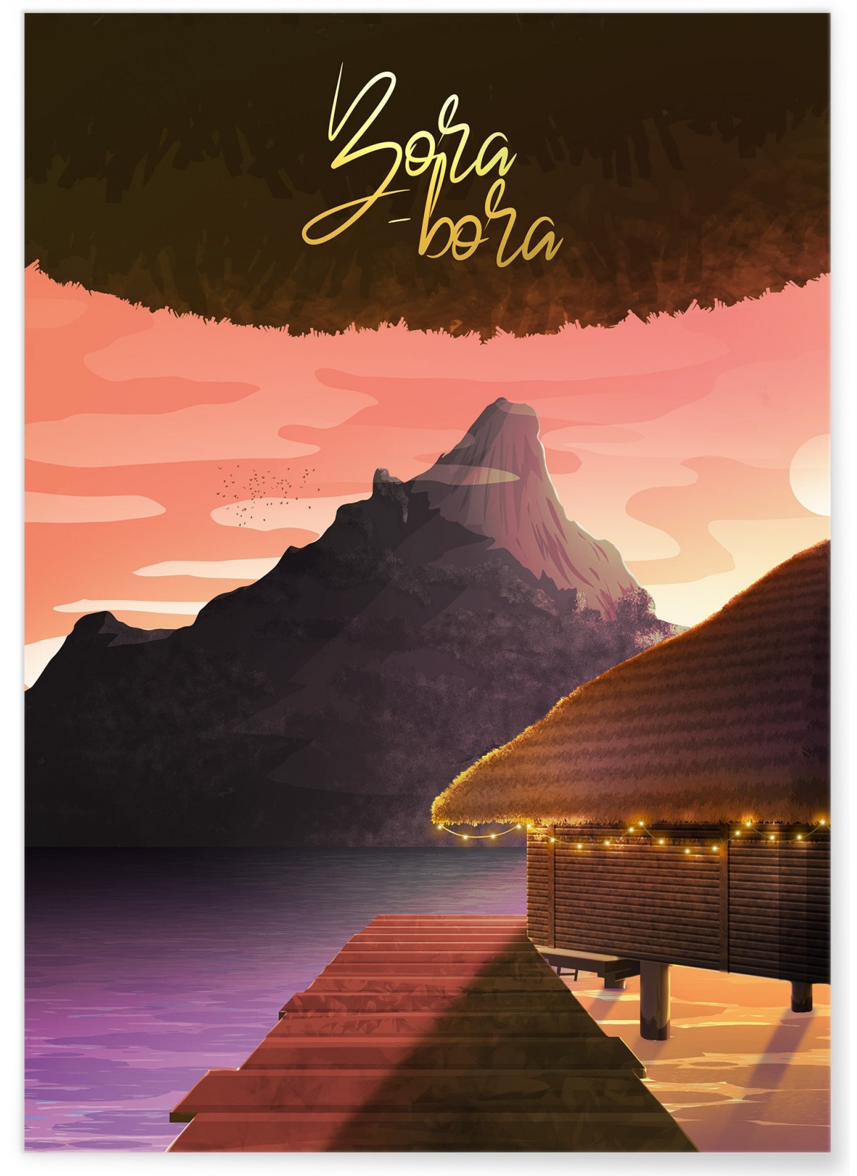 Affiche Bora-Bora, L'AFFICHERIE