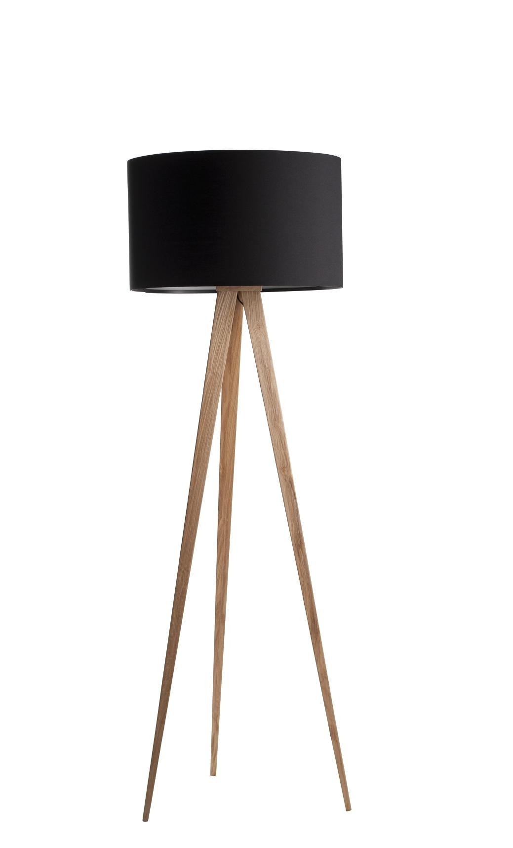 Lampadaire design en bois scandinave, TRIPOD WOOD, ZUIVER