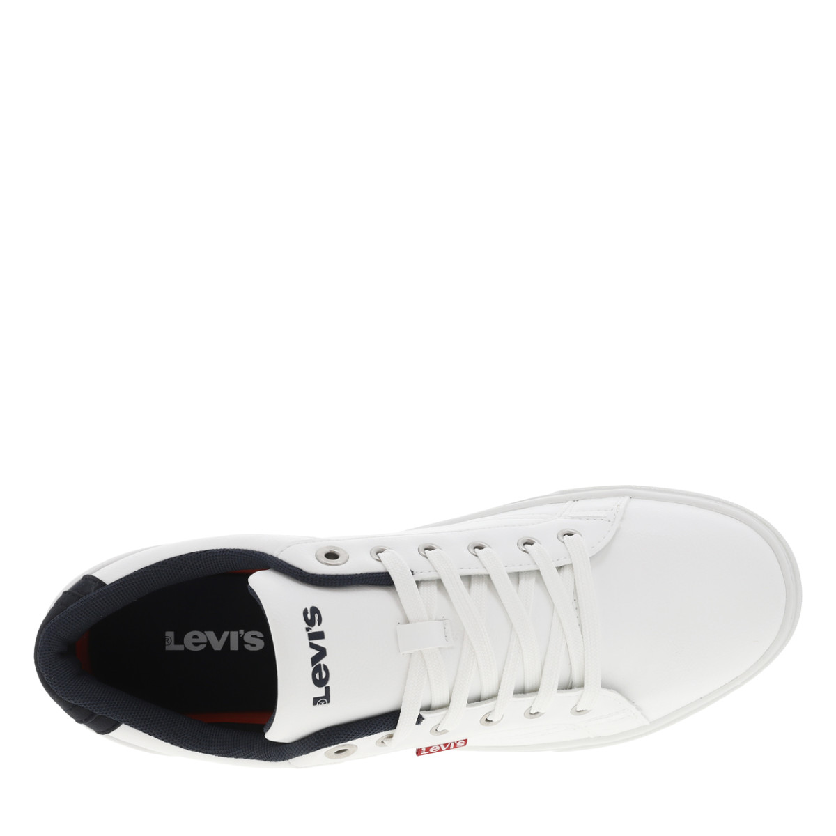 Chaussure levis best sale blanche homme