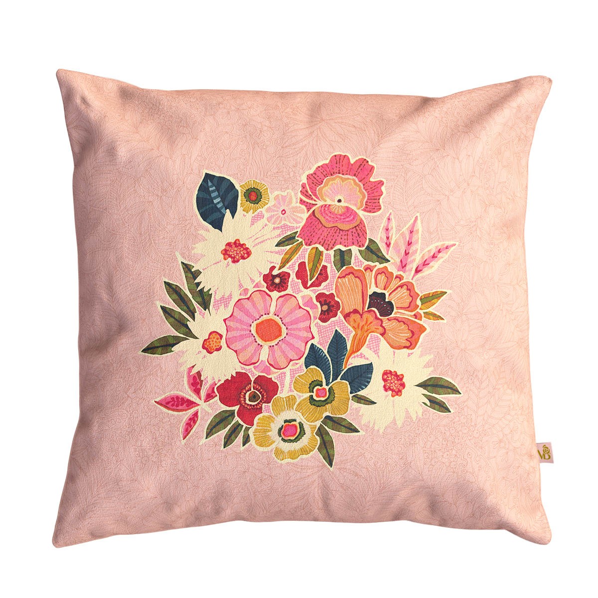 Housse de coussin extérieur, motif fleuri, KIMIKO, VENT DE BOHÈME