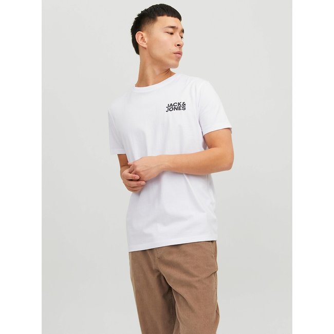 T-shirt Corp Small Logo blanc pur <span itemprop=