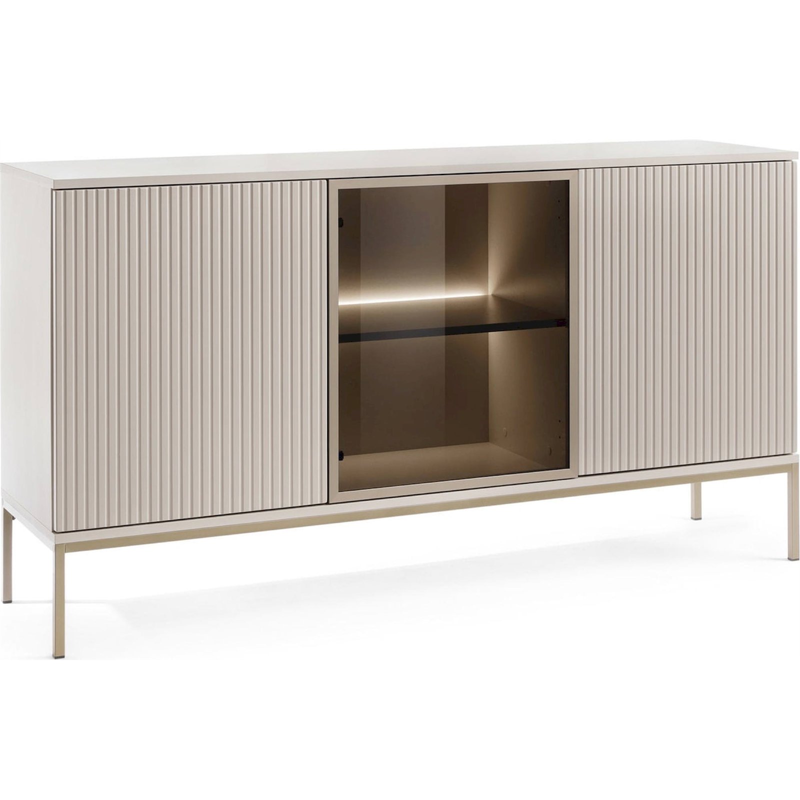 Buffet 3 portes avec éclairage LED TOSENA, RECOLLECTION