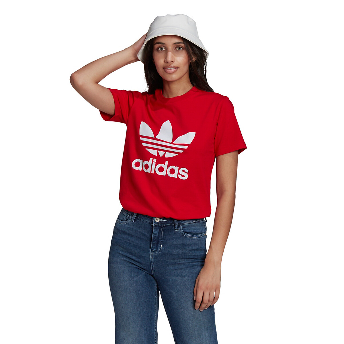 red adidas crew neck
