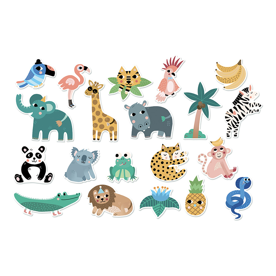 Magnets Jungle Michelle Carlslund, VILAC