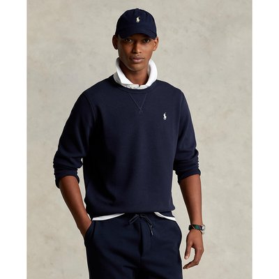 Embroidered Logo Jumper in Cotton Mix with Crew Neck POLO RALPH LAUREN
