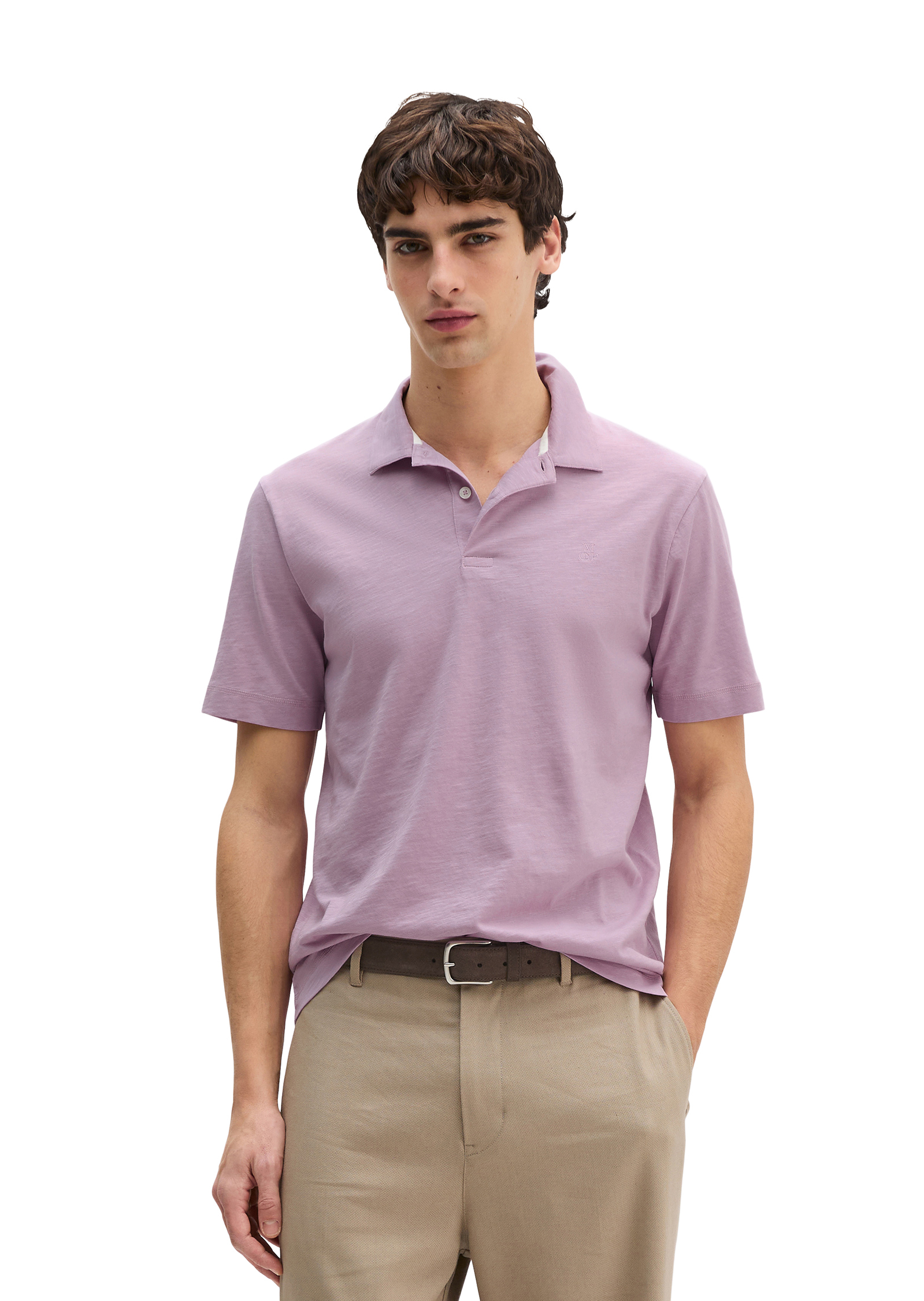 DfC Polo en jersey slub regular en coton bio doux, MARC O'POLO