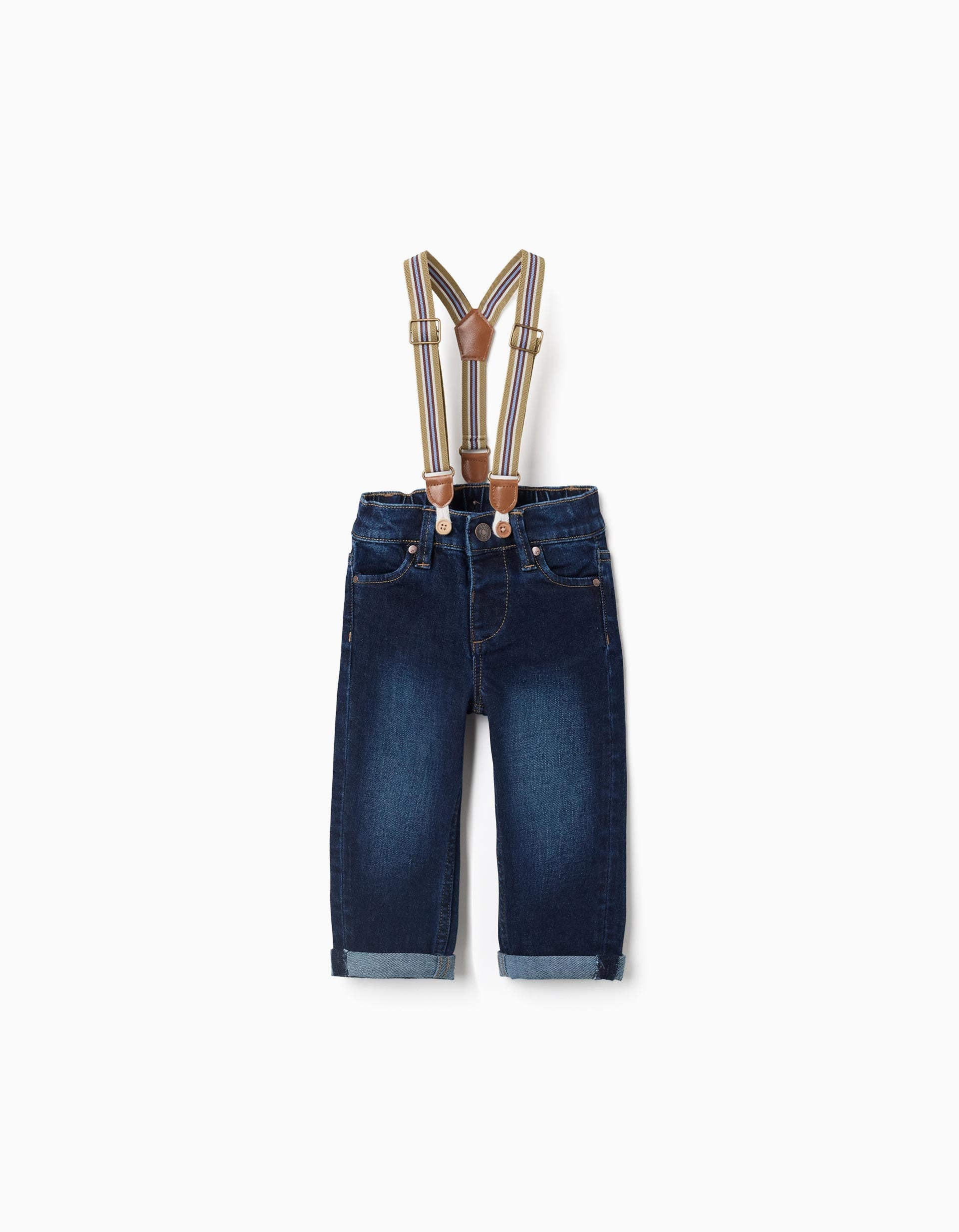 Pantalon en jean avec bretelles amovibles, ZIPPY