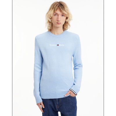 Embroidered Logo Jumper with Crew Neck TOMMY JEANS