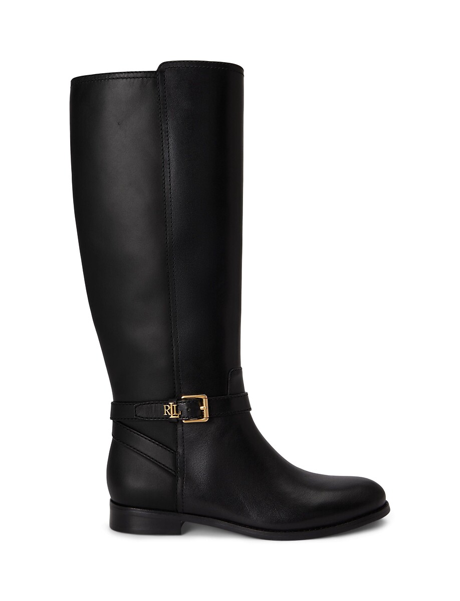 Lauren Ralph Lauren Botas planas de piel Brooke