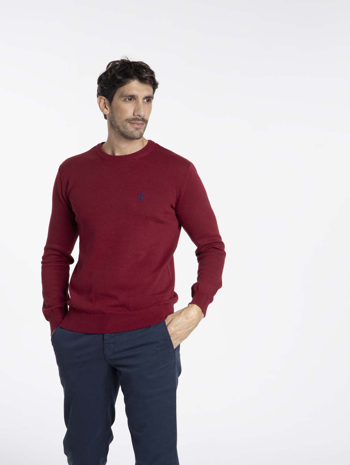 Pulls col rond en coton PACO, GENTLEMAN FARMER