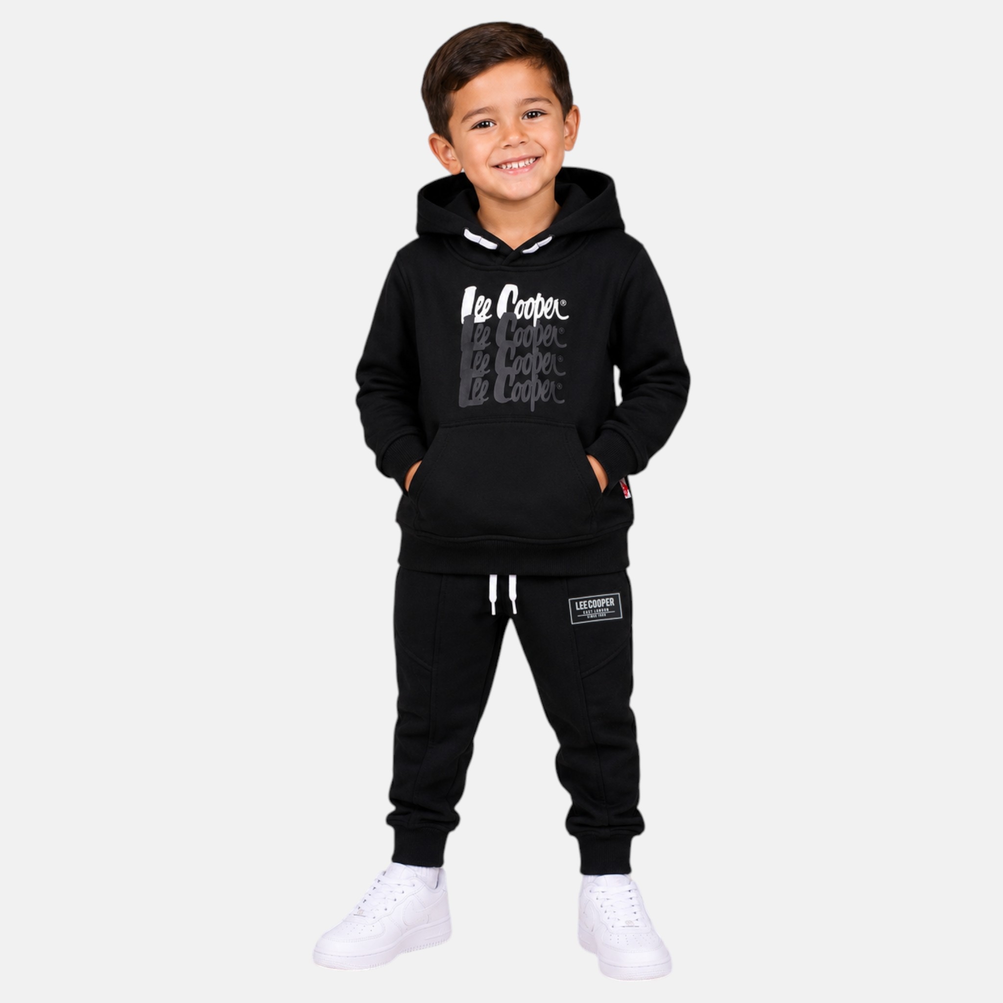 Ensemble sweat à capuche et pantalon de jogging cargo, poche kangourou CREW, LEE COOPER