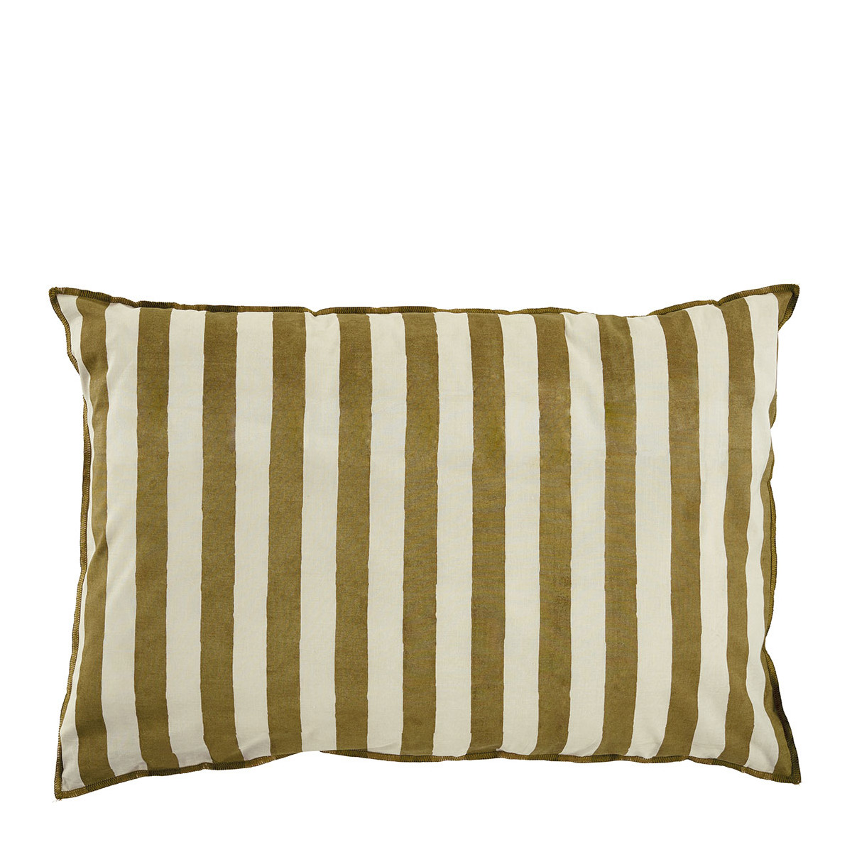 Housse de coussin coton 60x40, BLANC D’IVOIRE