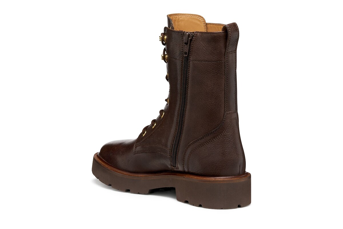 GEOX Botines de piel con cordones NORIZE — photo 4