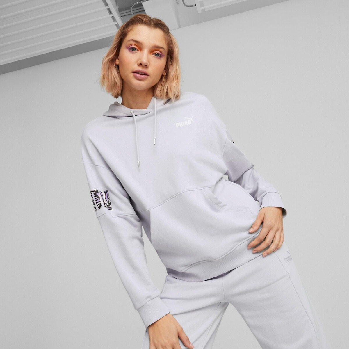 Mauve puma hoodie deals