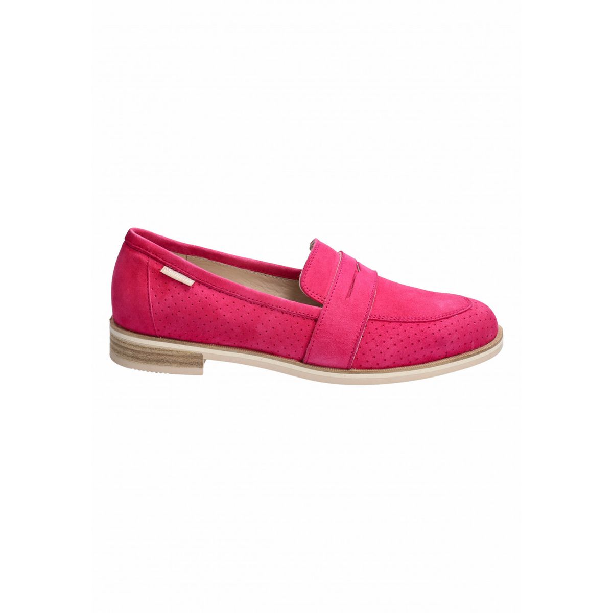 Mocassin femme rose discount poudre