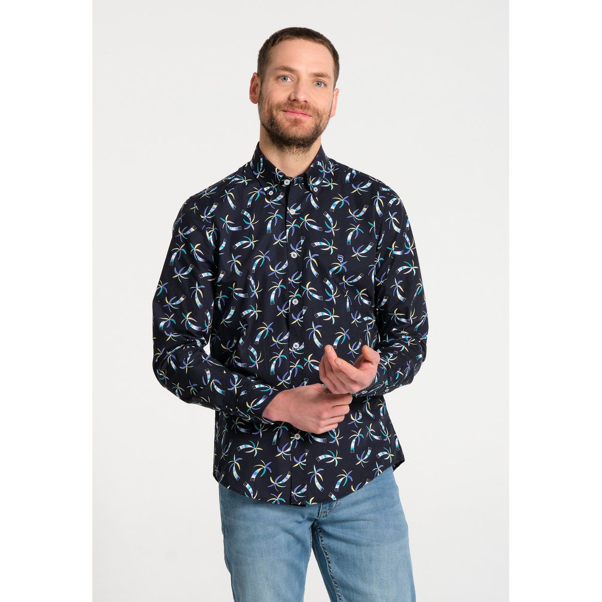 Chemise homme italienne deals coupe droite
