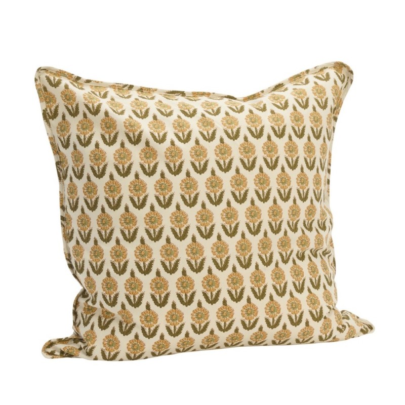 Grande housse coussin coton fleurs, MADAM STOLTZ