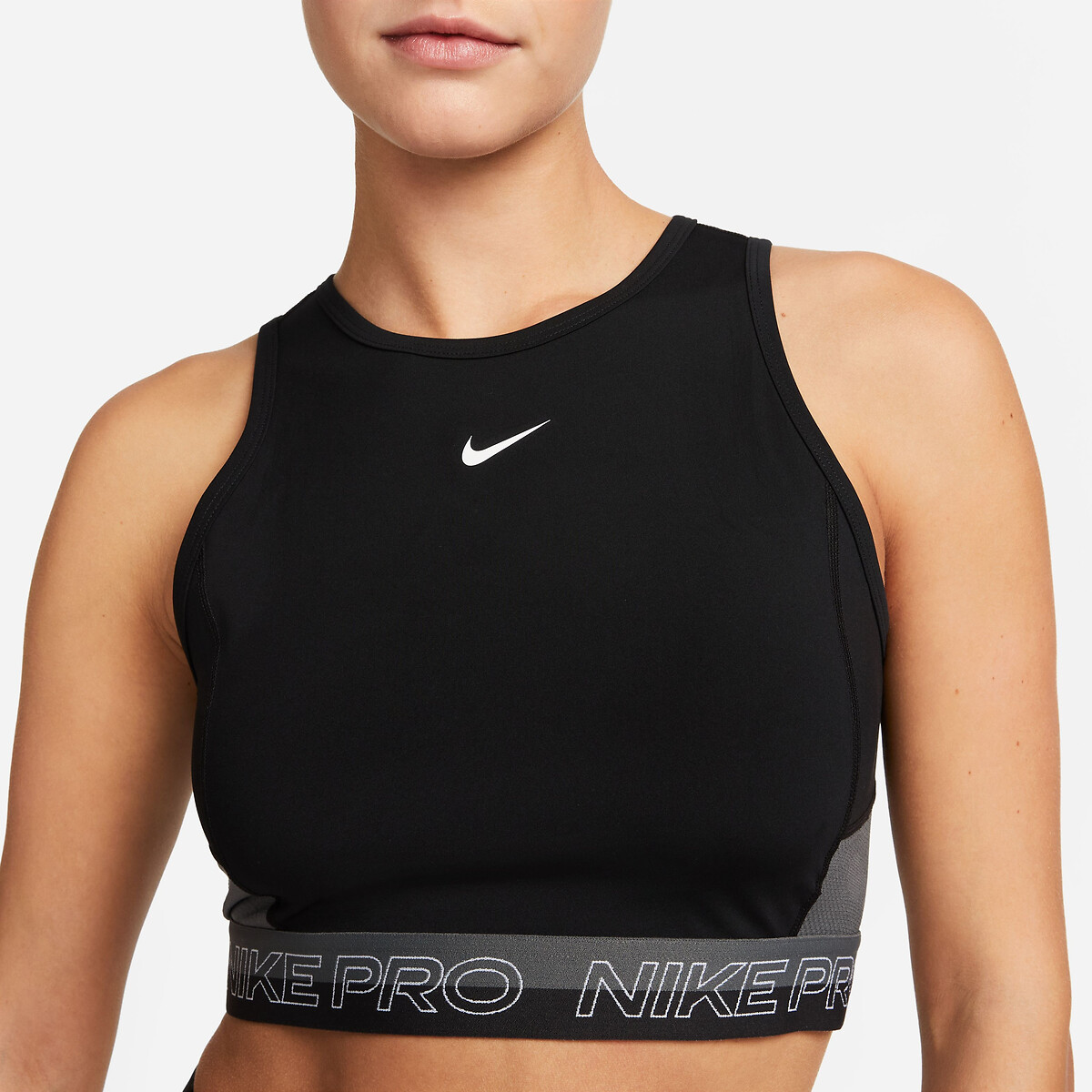Camiseta mangas nike pro dri-fit negro Nike | La