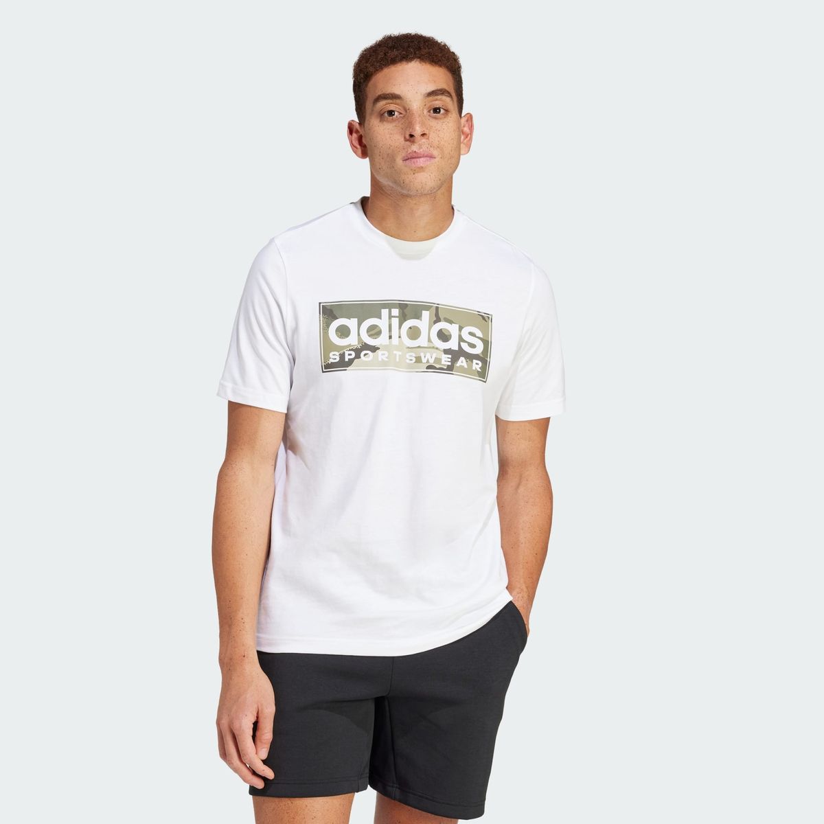 Adidas top camouflage femme