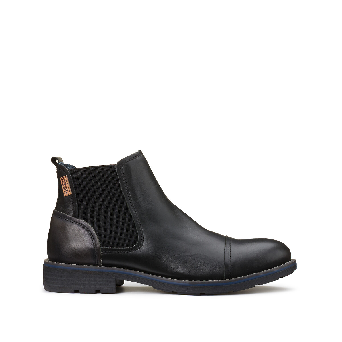 York leather chelsea boots , black 