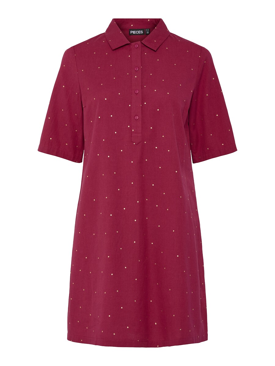 Robe chemise à pois, PIECES