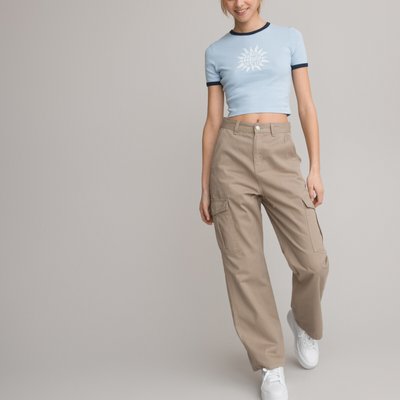 Cotton Cargo Trousers LA REDOUTE COLLECTIONS