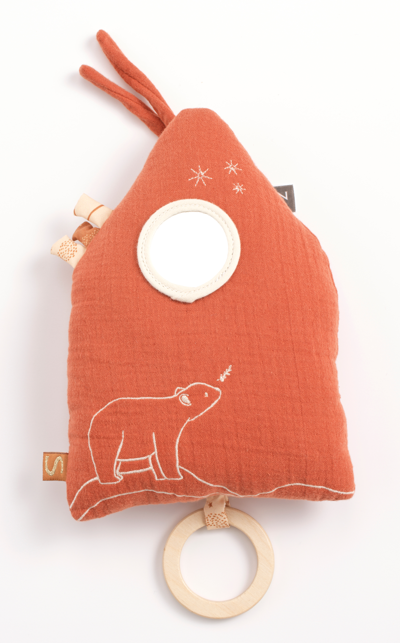 Peluche Mini Musical maison brodé, SAUTHON
