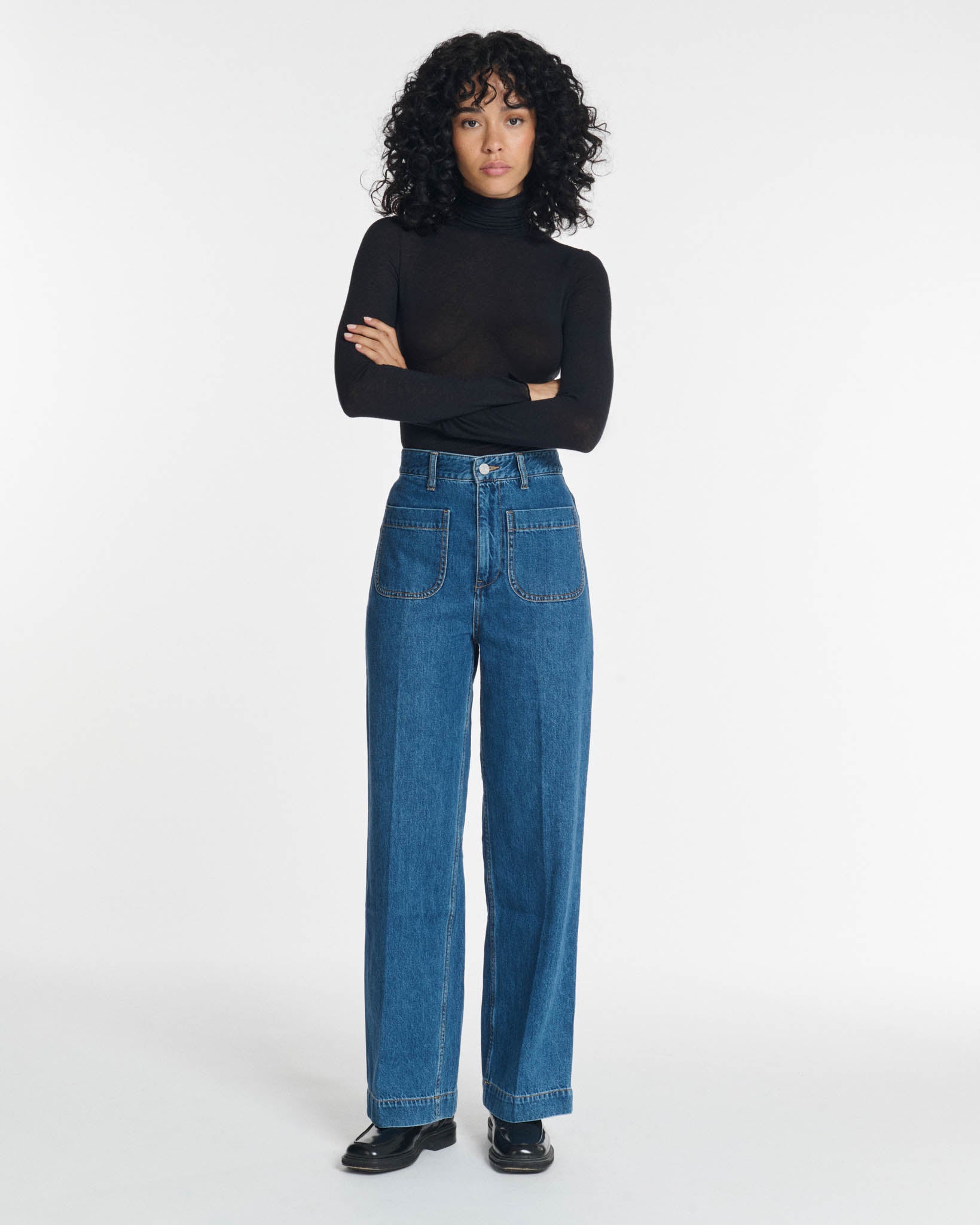 Jeans droit large Denim SAMUEL, LABDIP