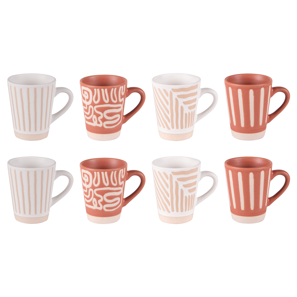 Coffret de 8 tasses Diwali 10 cl, TABLE PASSION