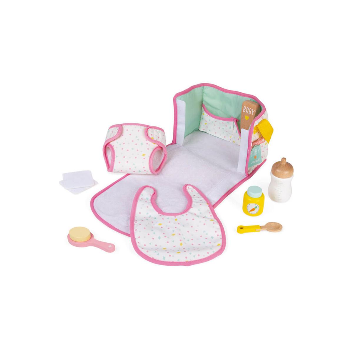 Jouet d'imitation sac nursery pour poupon, JANOD