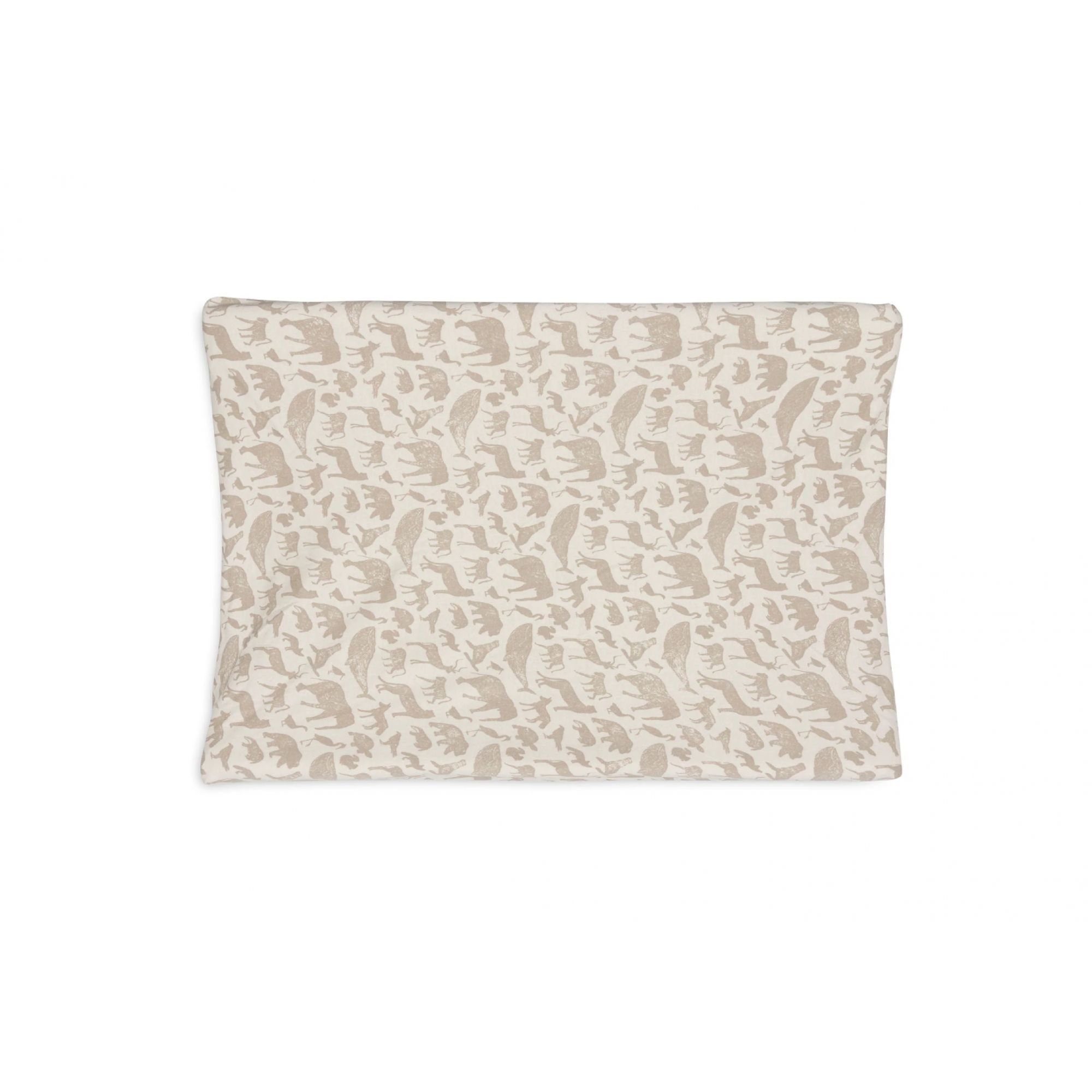 Housse matelas à langer 50x70 cm Jersey Animals Nougat, JOLLEIN
