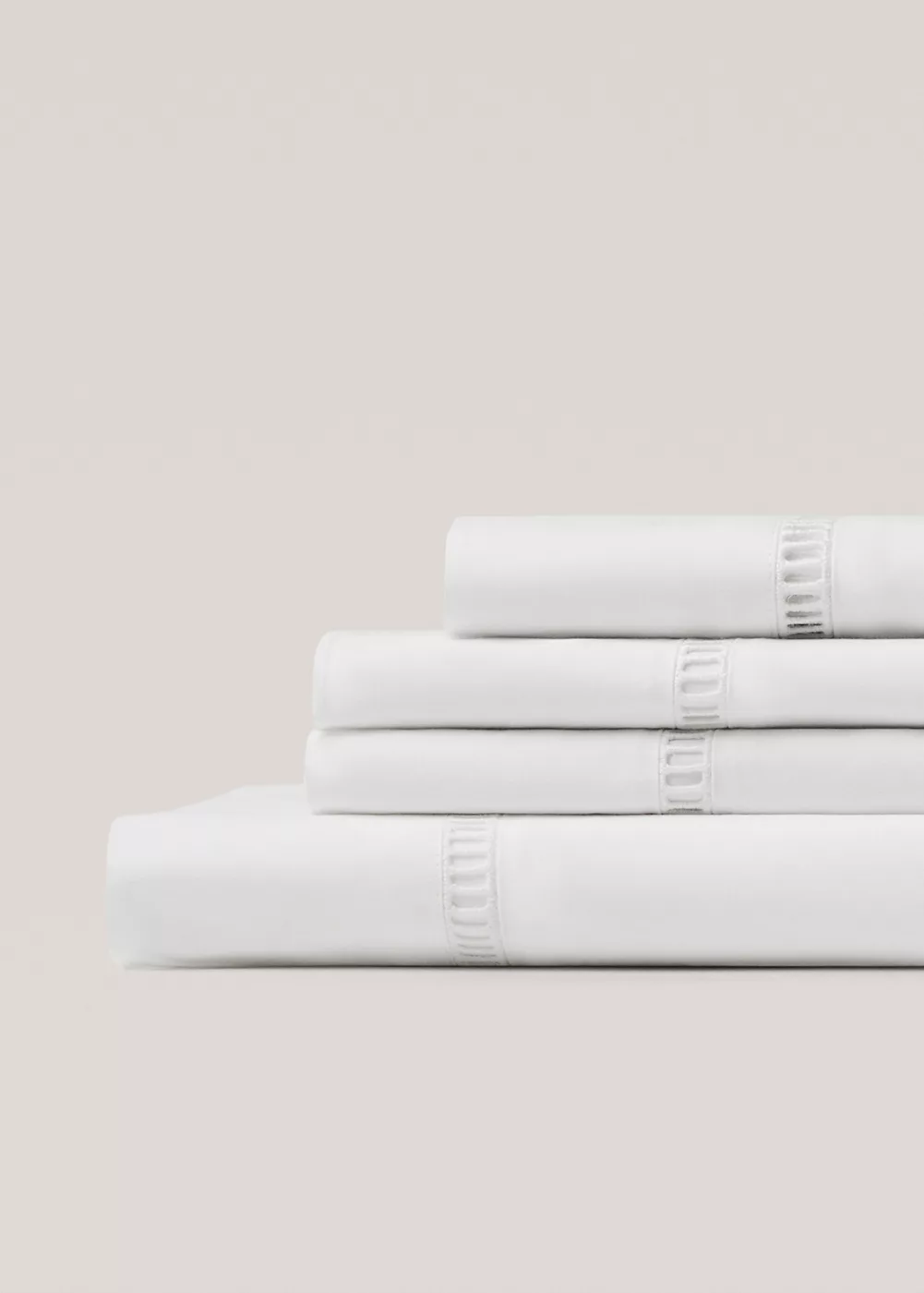 Drap détail broderie ajourée lit 90 cm, MANGO HOME