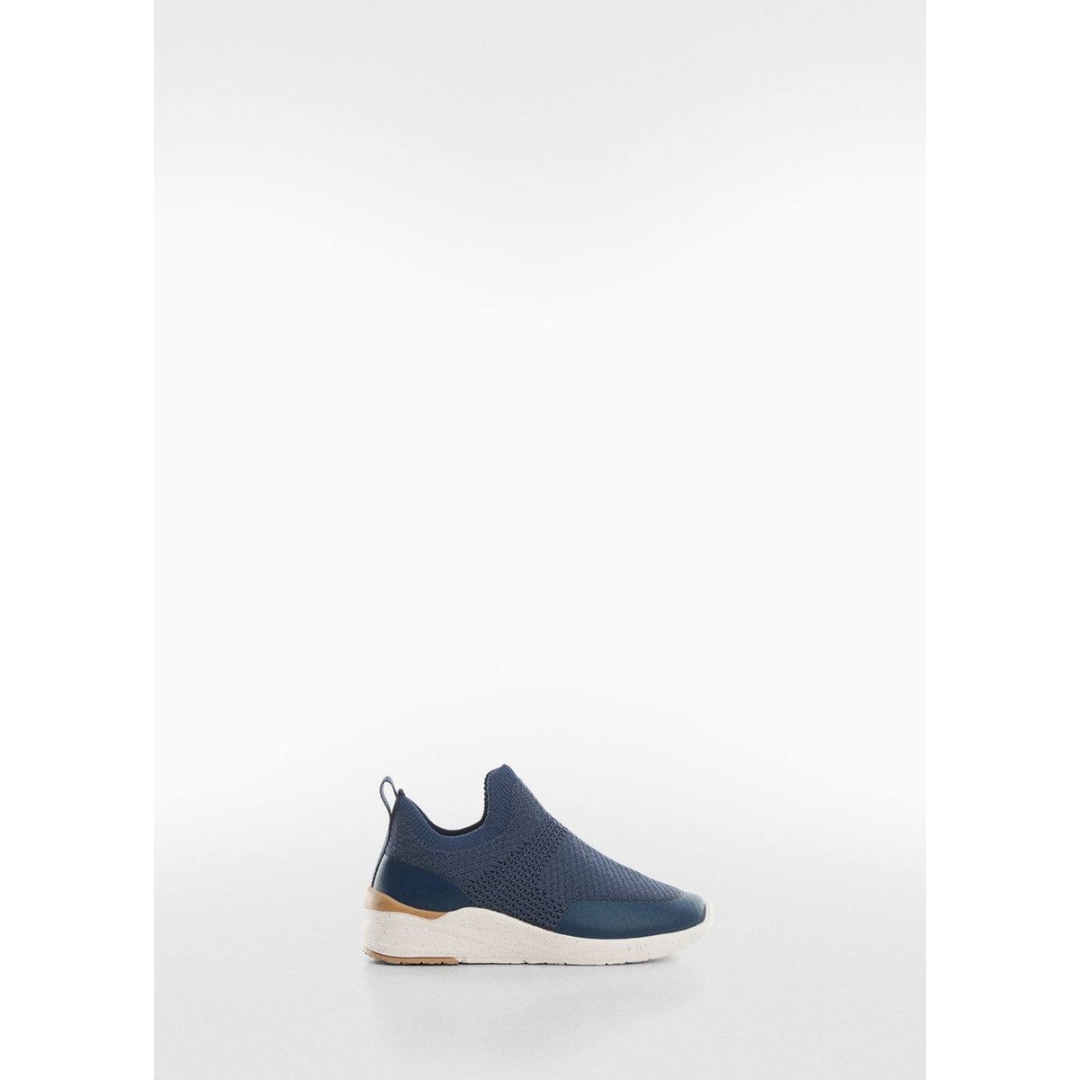 Baskets chaussettes bleu Mango Baby La Redoute