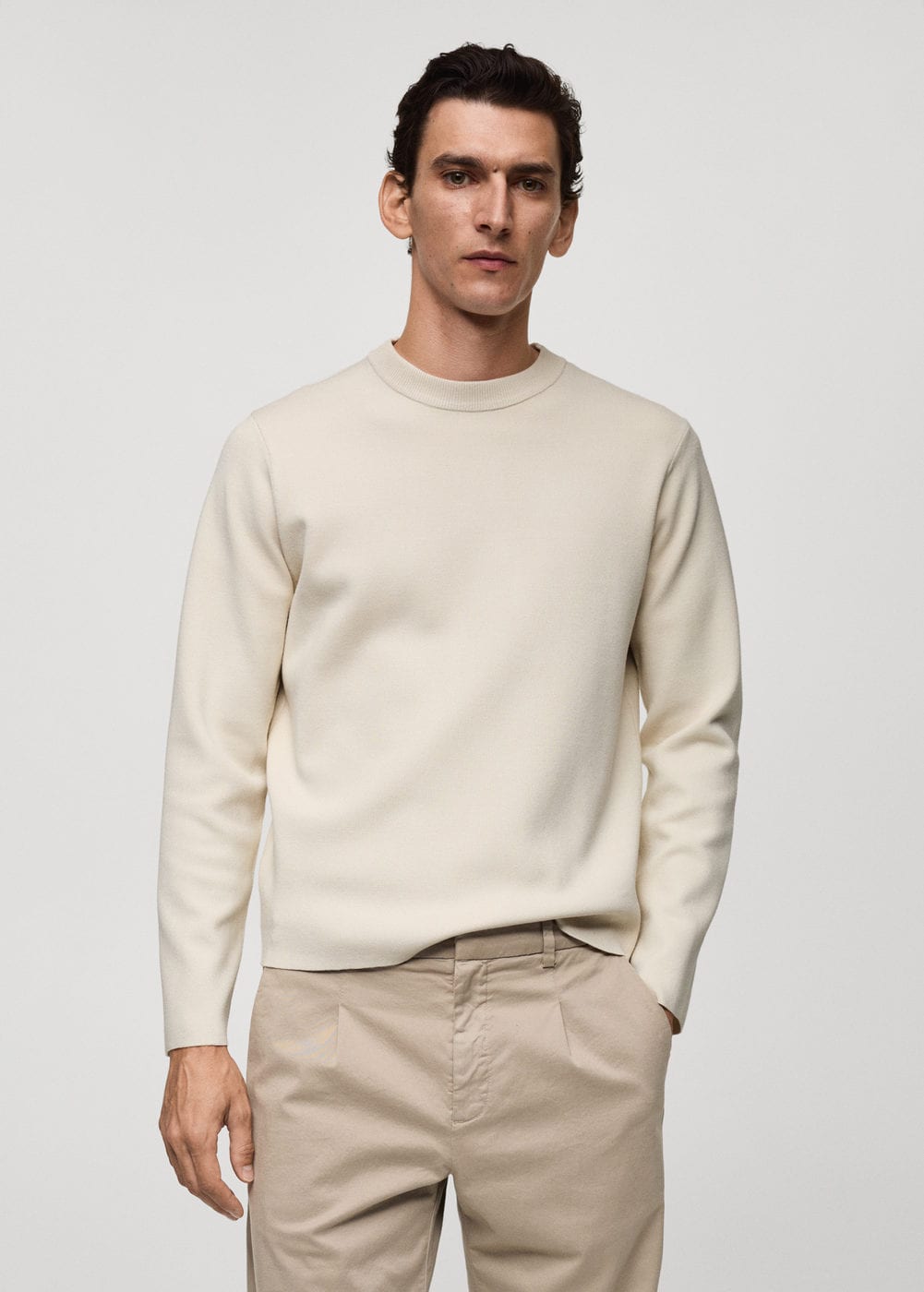 Pull col roulé homme mango shop