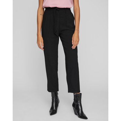 Ankle Grazer Trousers with High Waist VILA