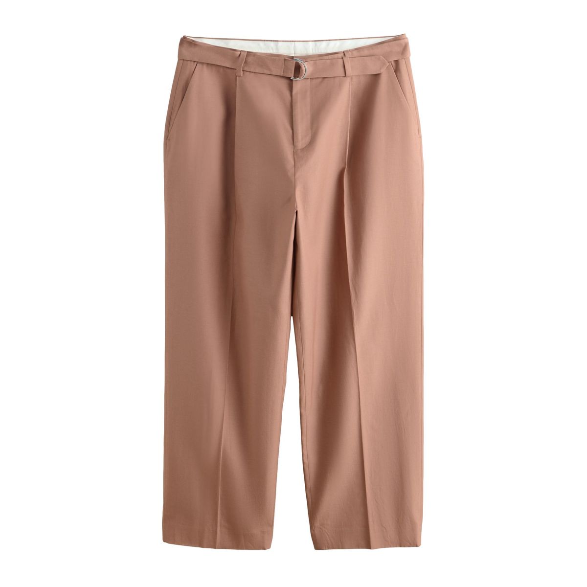 Pantalon de costume large en lin et coton, NEXT