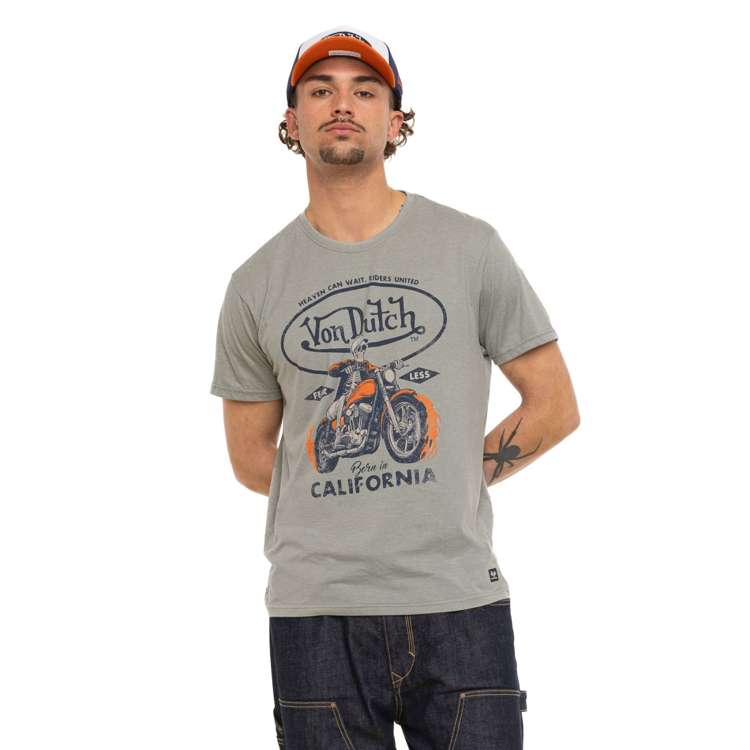 T-Shirt coton FEAR, VON DUTCH