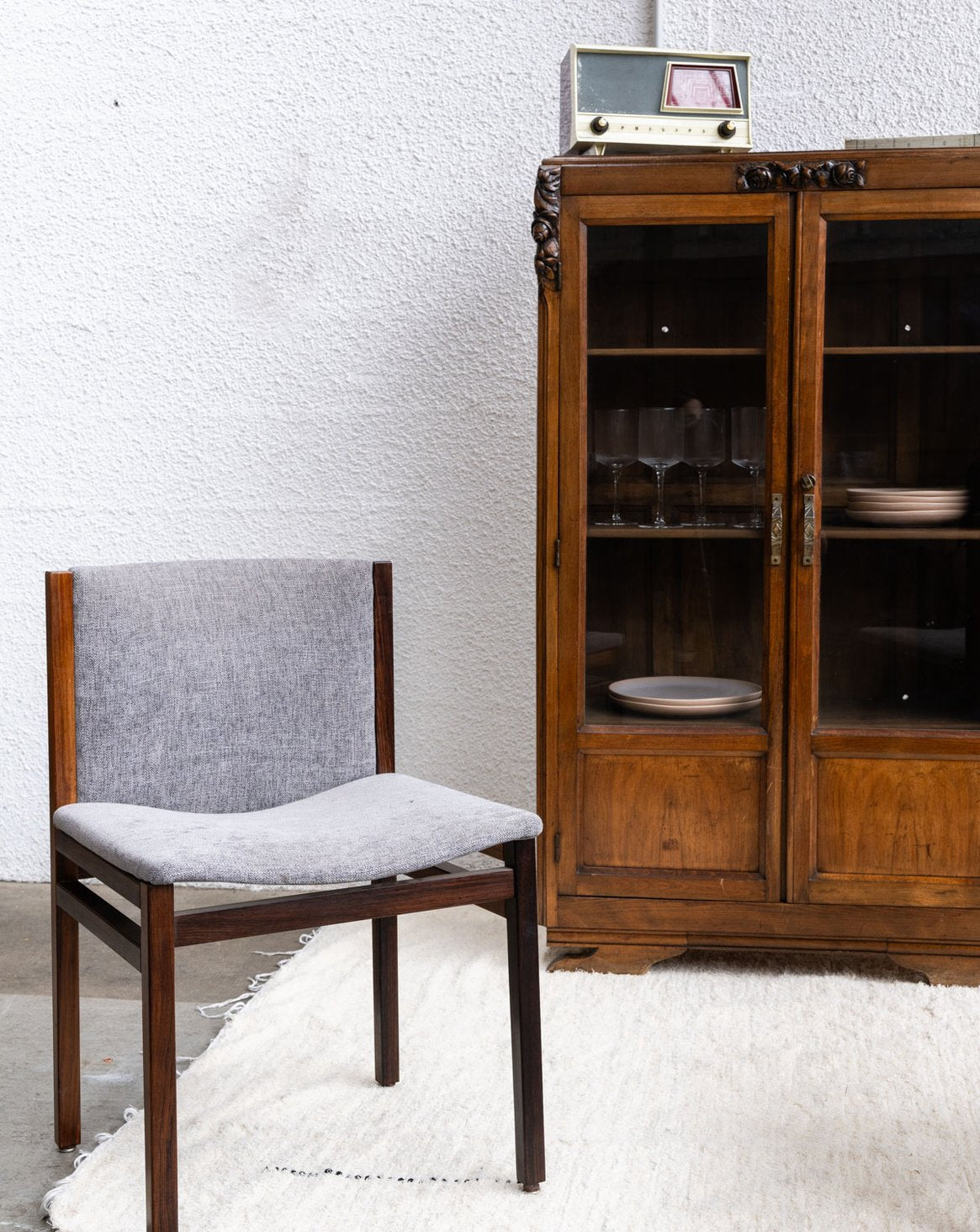 Lot de 2 chaises scandinaves Alma N°63 - Bon état, DEBONGOUT