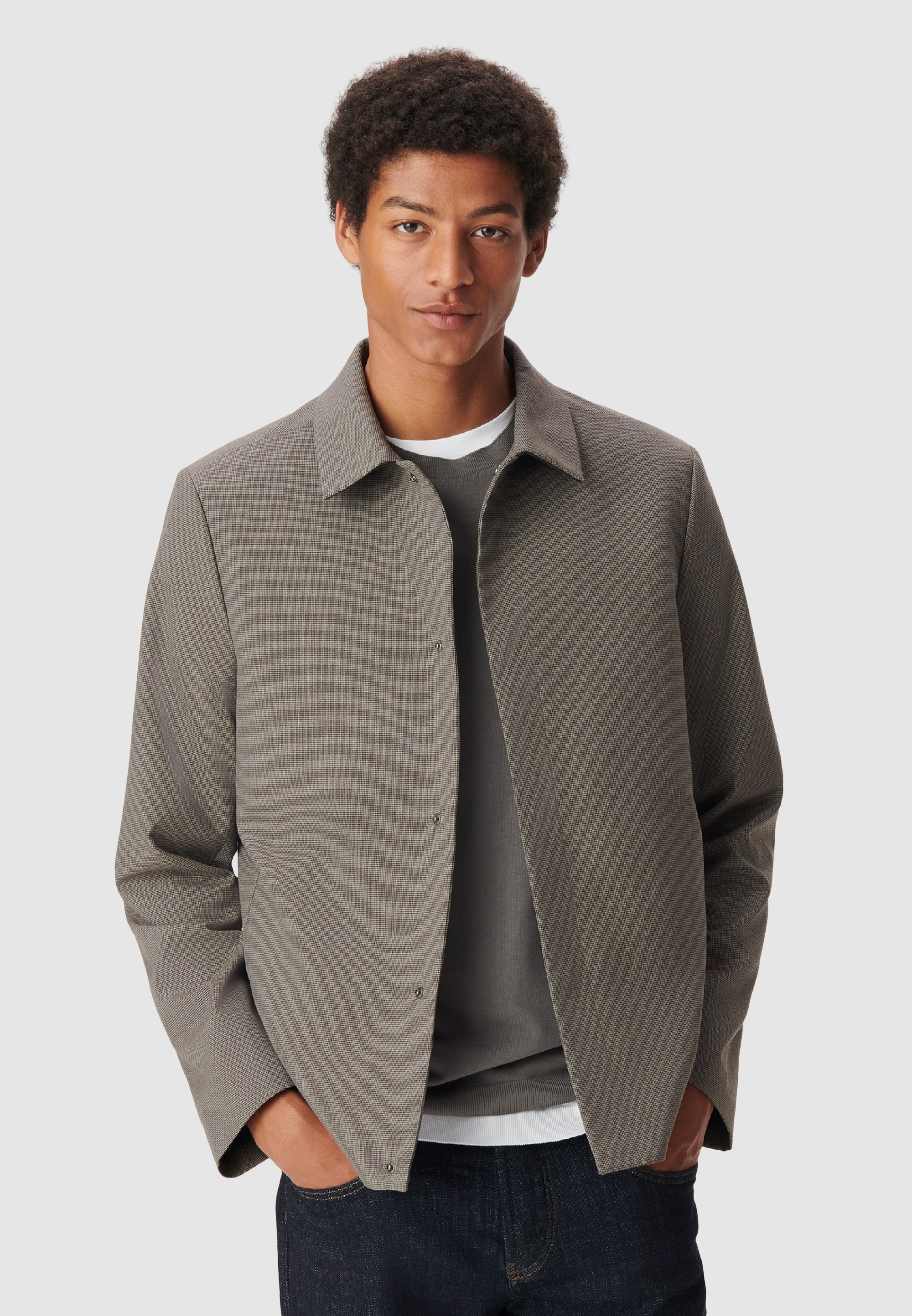 Veste de costume motif pied-de-puce, IKKS