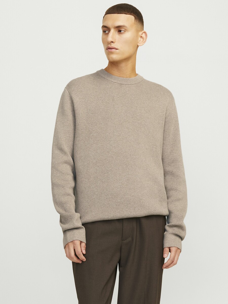 Jersey de punto con cuello redondo, JACK & JONES