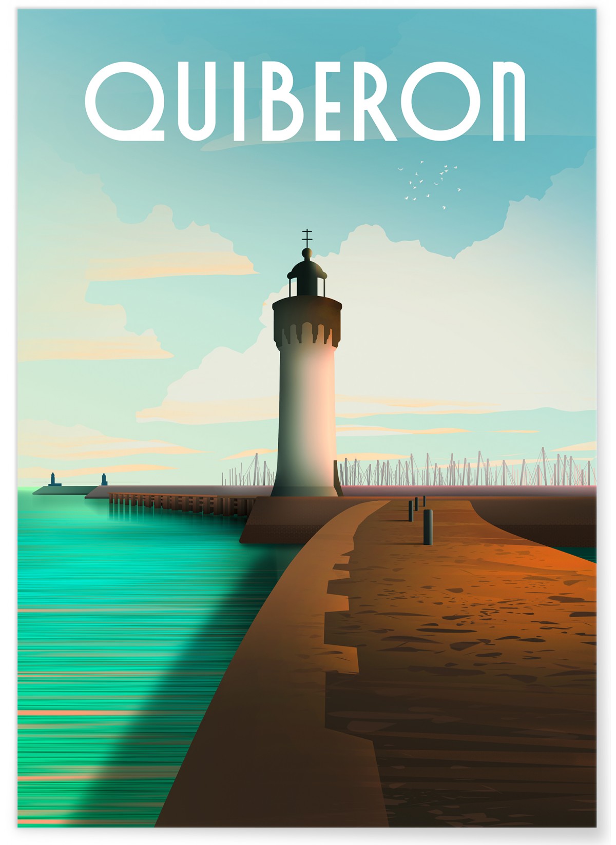 Affiche ville Quiberon, L'AFFICHERIE