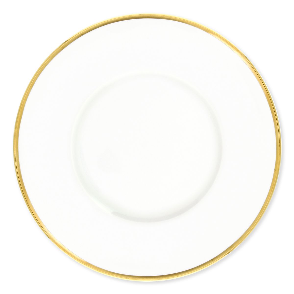 MACOSA WV50233 Lot de 2 assiettes de présentation Noir//doré