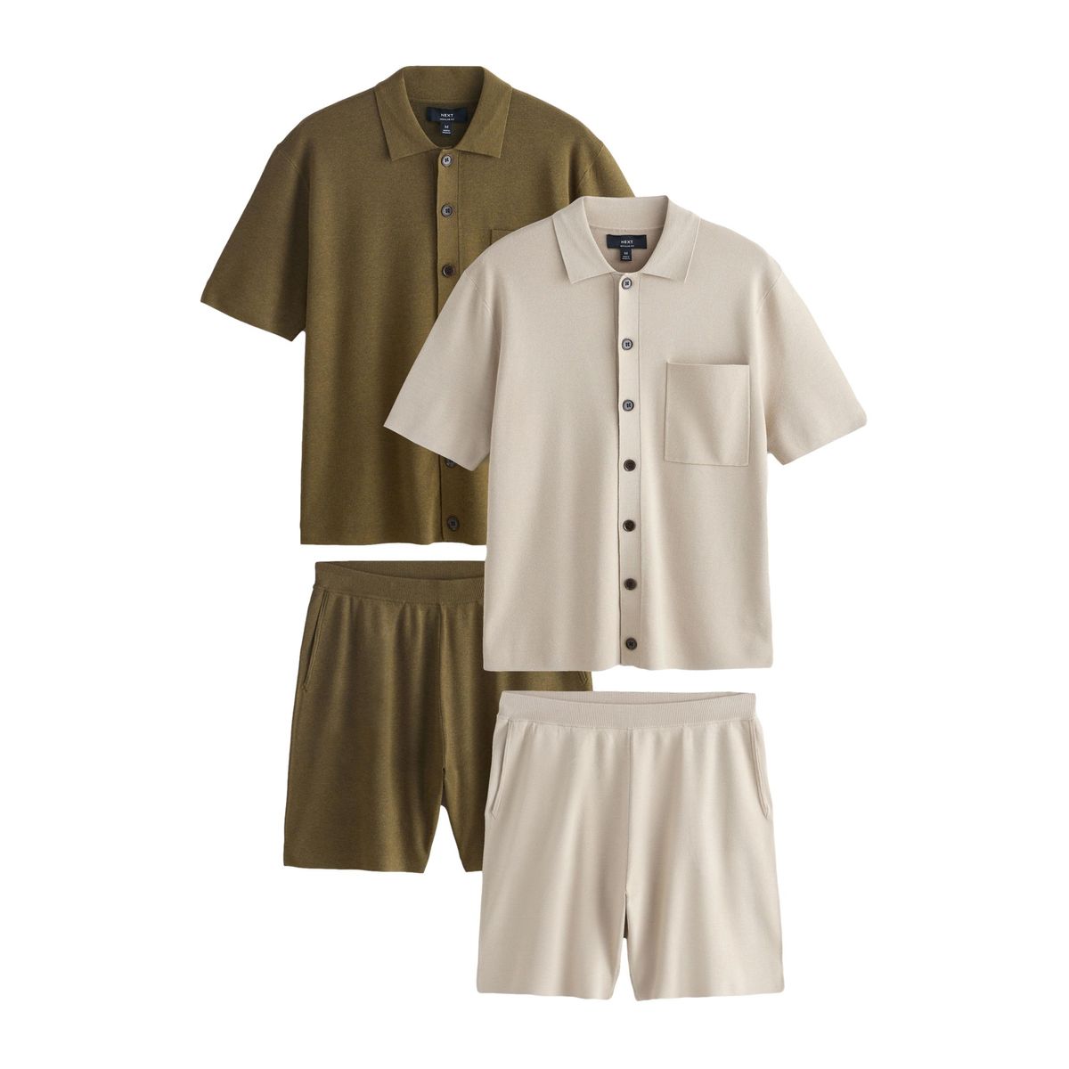 Ensemble chemise en maille et short, lot de 2, NEXT