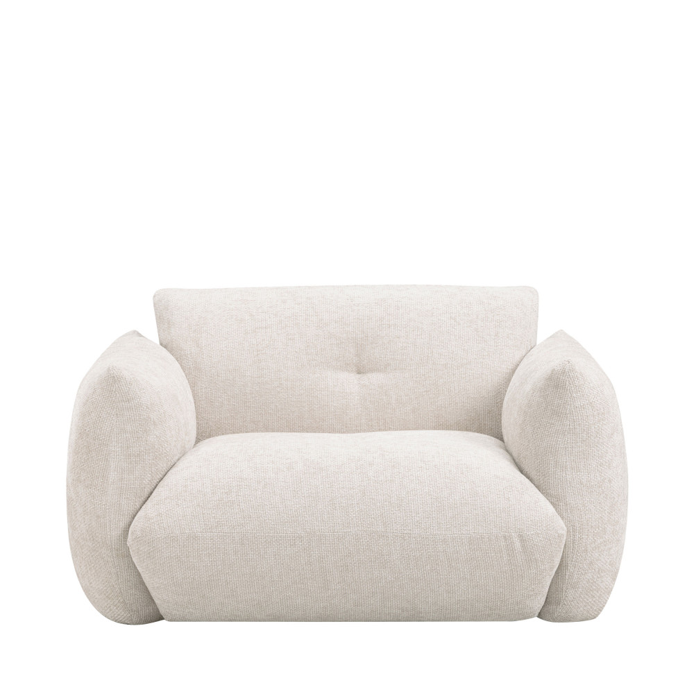 Fauteuil en tissu à dossier capitonné- BOCCA, DRAWER