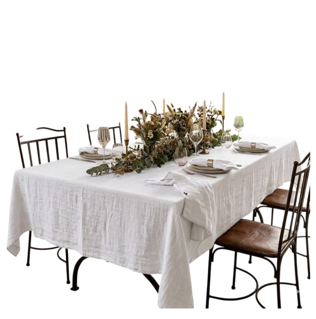 Nappe rectangle en gaze de coton Gaia, EDEN