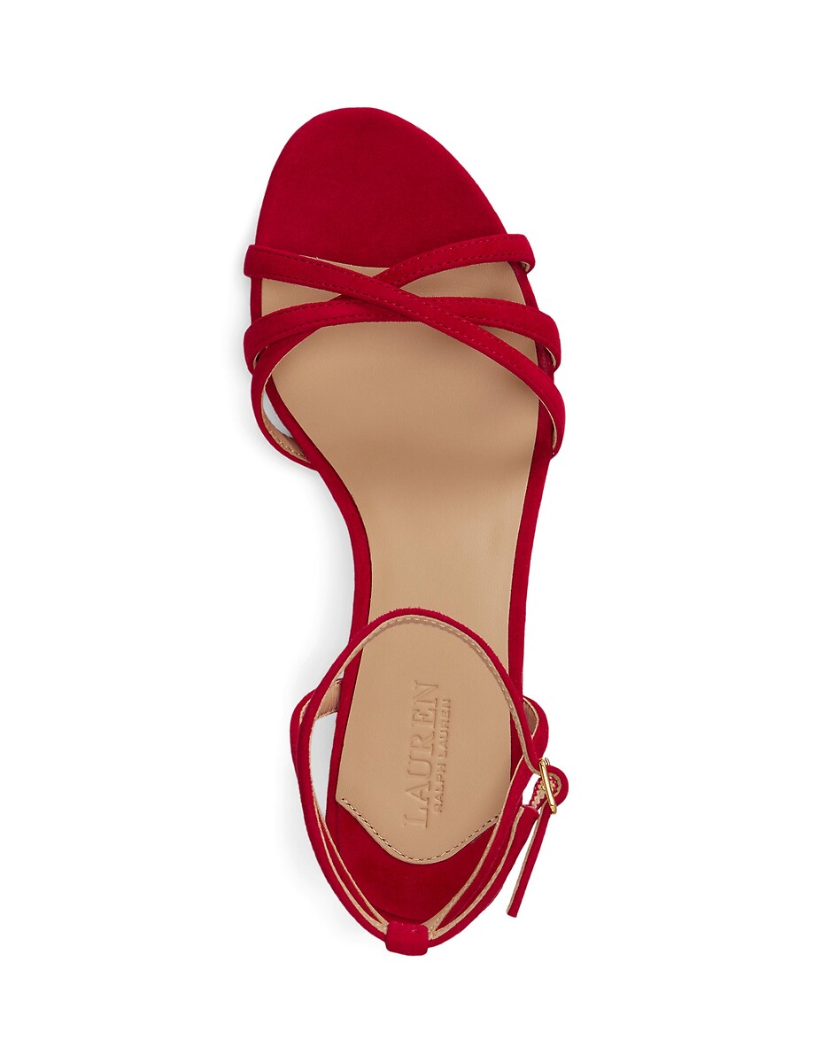 Lauren Ralph Lauren Sandalias de tacón de ante Kendyl, Kitten Heel — photo 4
