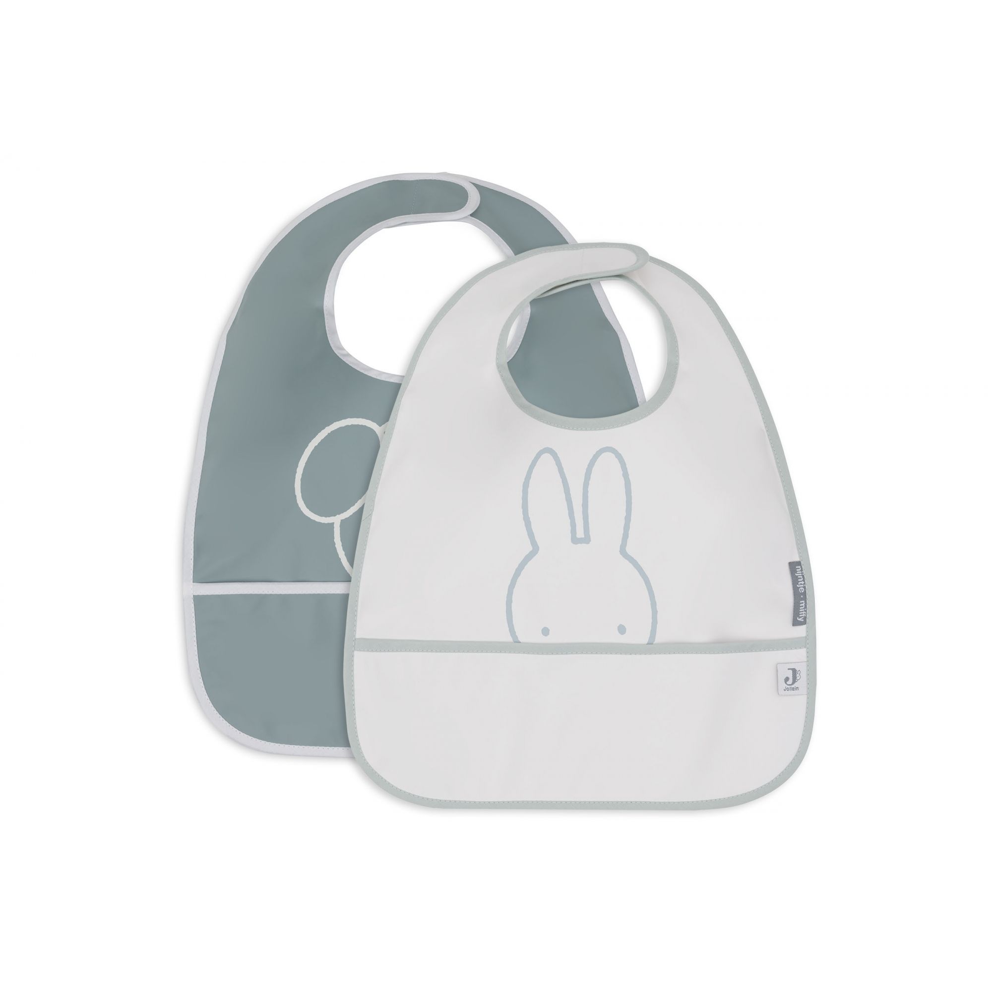 Lot de 2 bavoirs imperméables Miffy, JOLLEIN