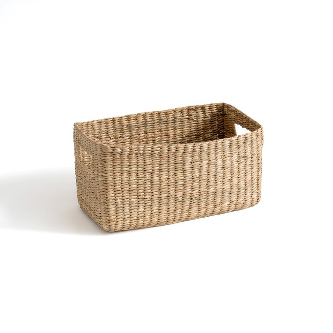 Nové Woven Straw Basket, natural, LA REDOUTE INTERIEURS